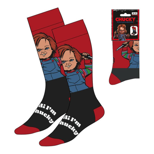 CHILD'S PLAY - 5-10.5/11 Hi I'm Chucky Socks