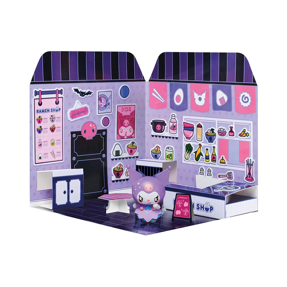 SANRIO : KUROMI - Ramen Shop Stickers & Mini Figure
