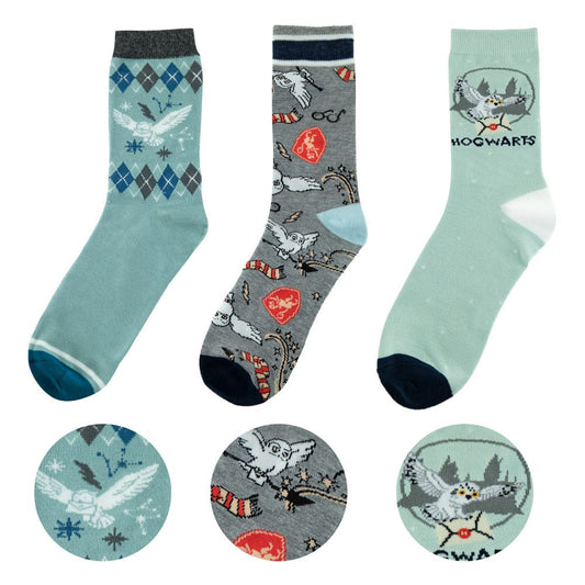 HARRY POTTER - Hedwig 3-Pack Socks