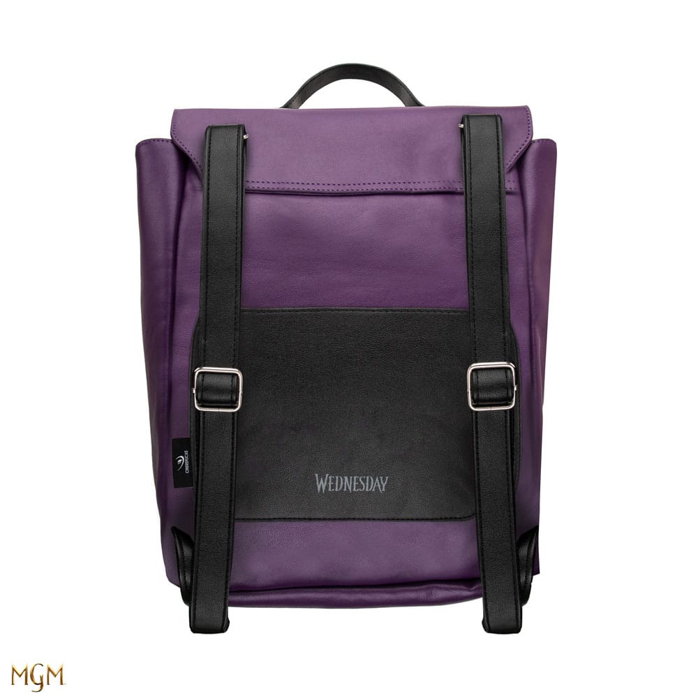 WEDNESDAY - Nevermore Academy Purple Satchel Backpack