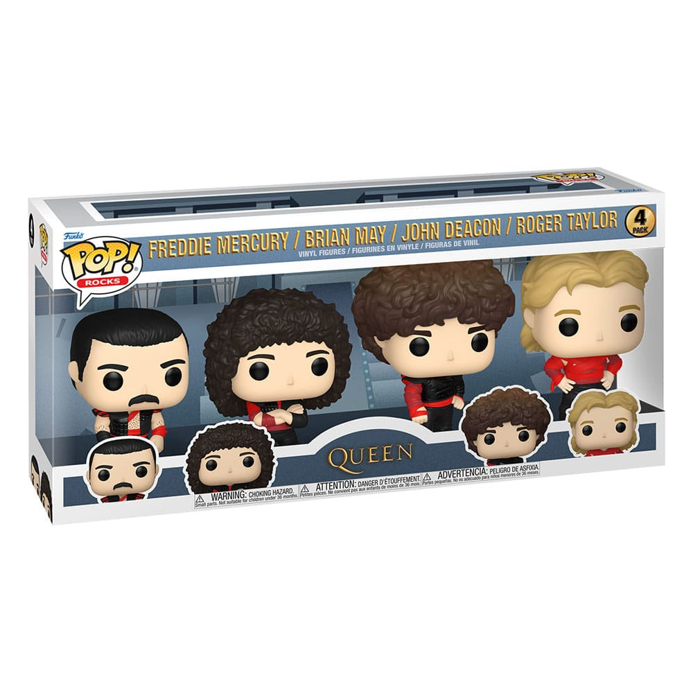 QUEEN - Radio Gaga 4 Pack Funko Pop!