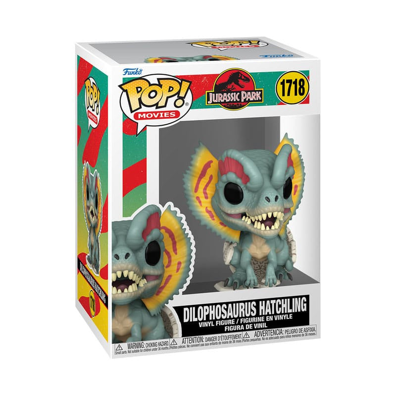 JURASSIC PARK - Dilophosaurus Hatchling #1718 Funko Pop!