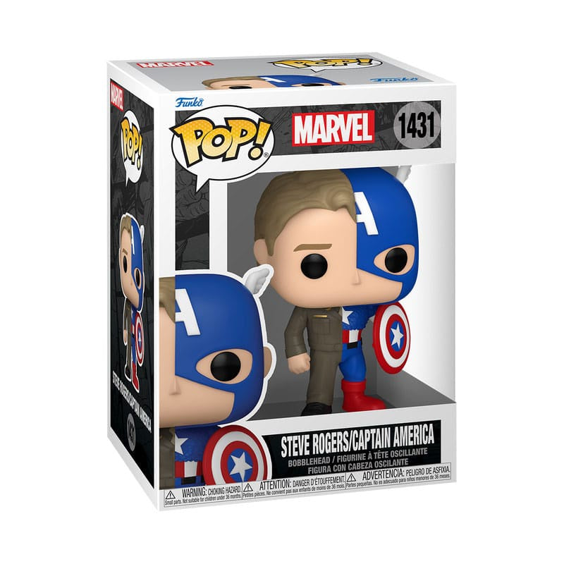 MARVEL : SPLIT - Steve Rogers/Captain America #1431 Funko Pop!