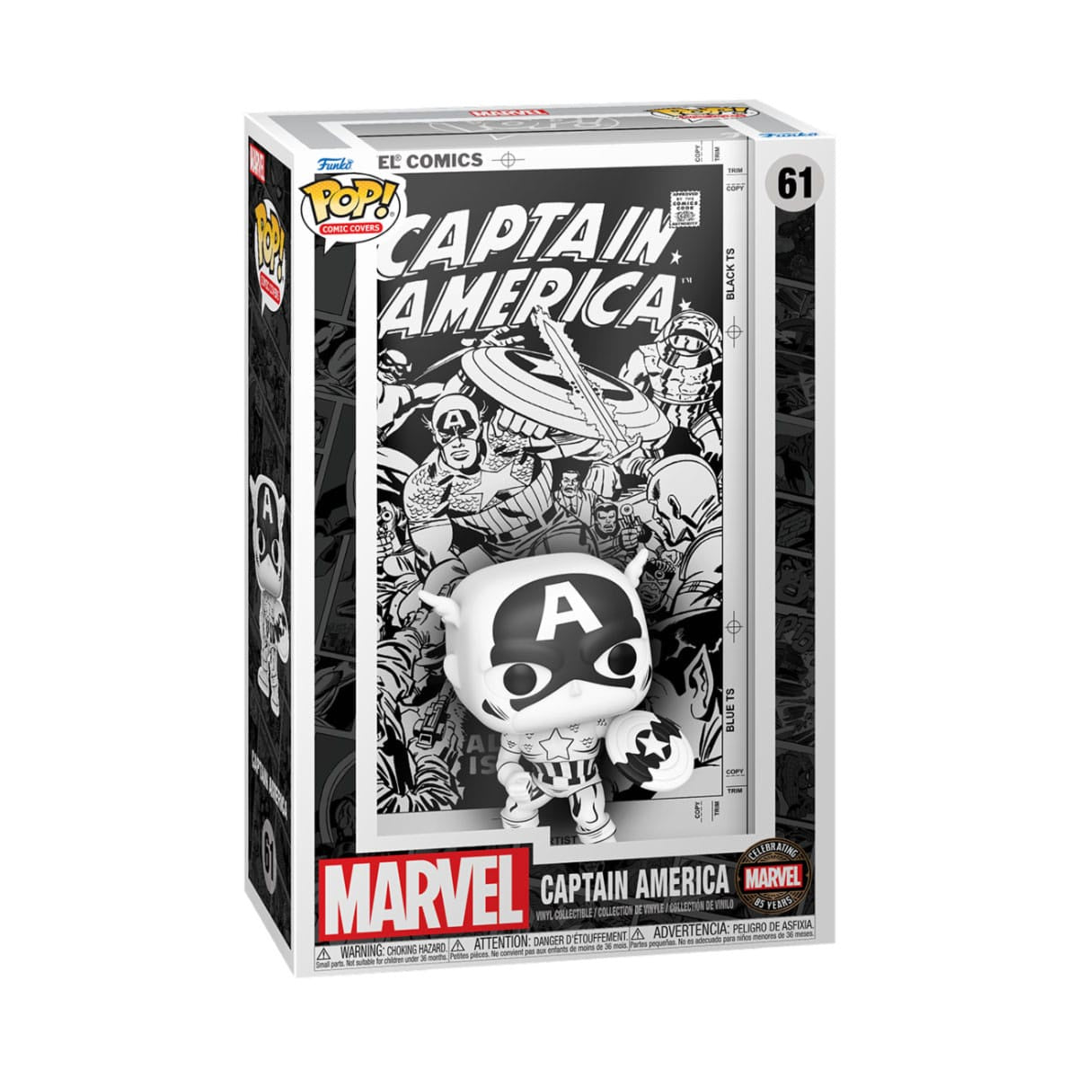 MARVEL - Captain America #61 Comic Cover Funko Pop!