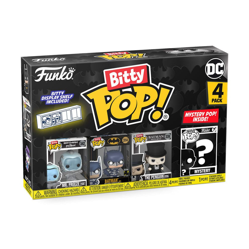 DC : BATMAN 85th ANNIVERSARY - Mr. Freeze Bitty Funko Pop! 4 Pack