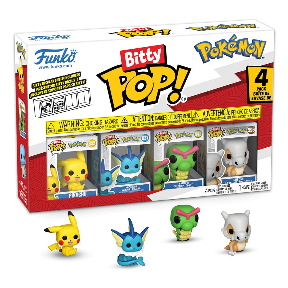 POKEMON - Pikachu Funko Bitty Pop! 4 Pack