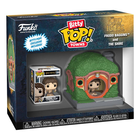 LORD OF THE RINGS - Frodo Baggins & The Shire Funko Bitty Pop! Town