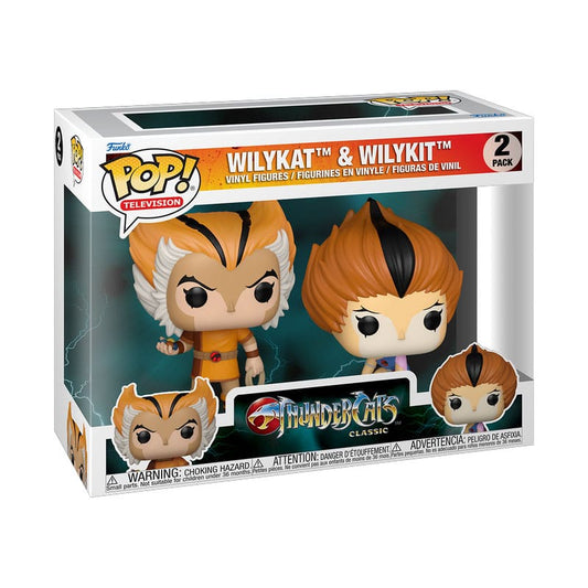 THUNDERCATS - Wilykat & Wilykit 2-Pack Funko Pop!