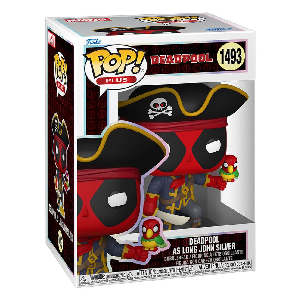 MARVEL : DEADPOOL - Deadpool As Long John Silver #1493 Funko Pop! Plus