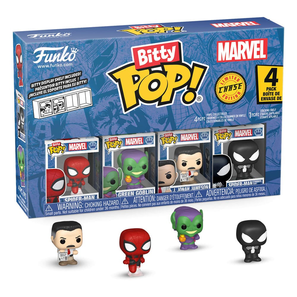 MARVEL : SPIDER-MAN - Spider-Man Funko Bitty Pop! 4 Pack