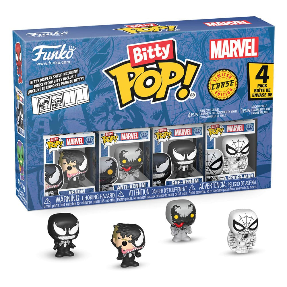 MARVEL : SPIDER-MAN - Venom Funko Bitty Pop! 4 Pack