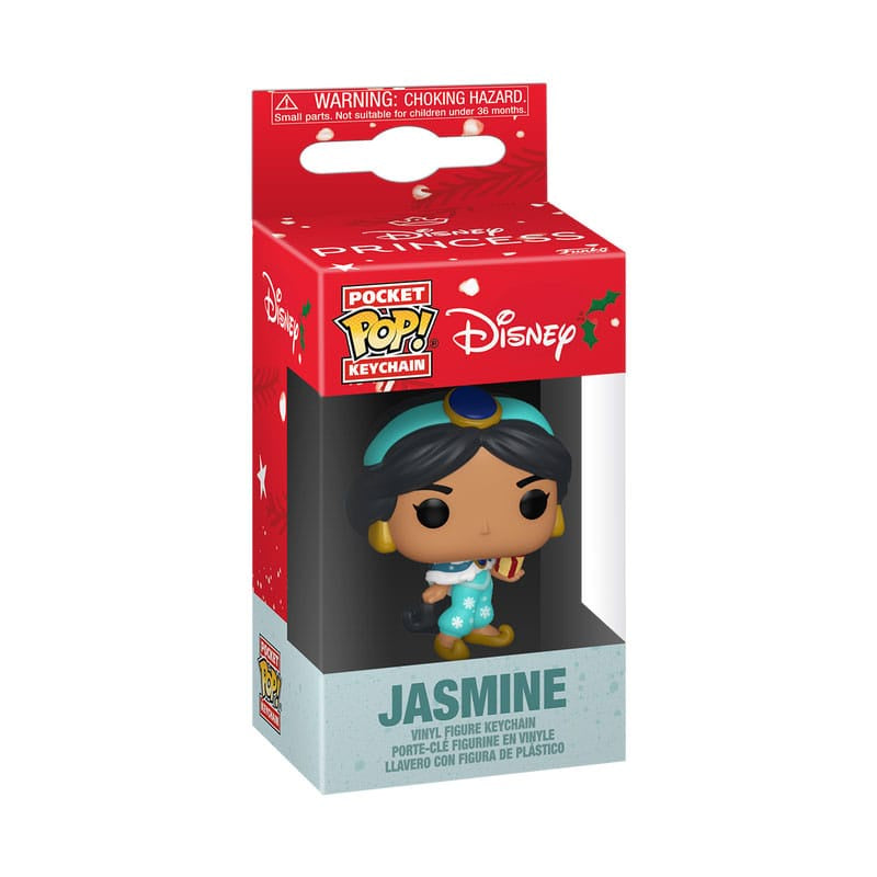 DISNEY - Jasmine (Holiday) Funko Pocket Pop! Keychain