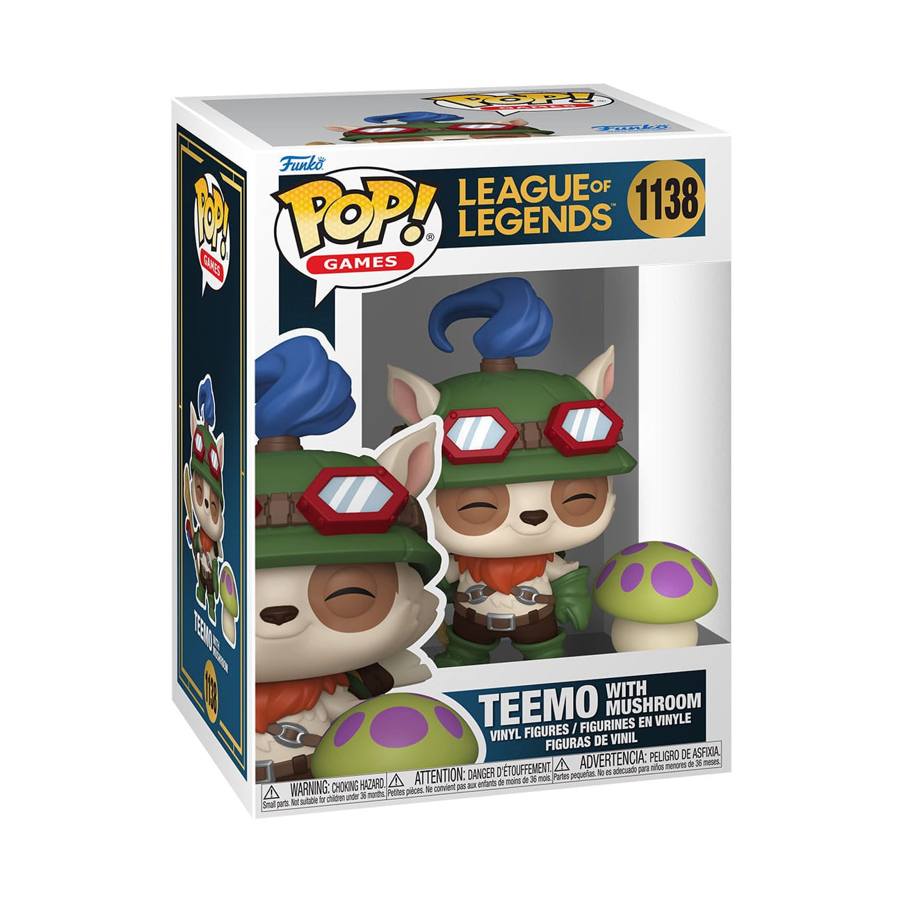 LEAGUE OF LEGENDS - Teemo with Mushroom #1138 Funko Pop!
