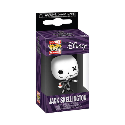 NIGHTMARE BEFORE CHRISTMAS - Jack Skellington (Patchwork) Funko Pocket Pop! Keychain