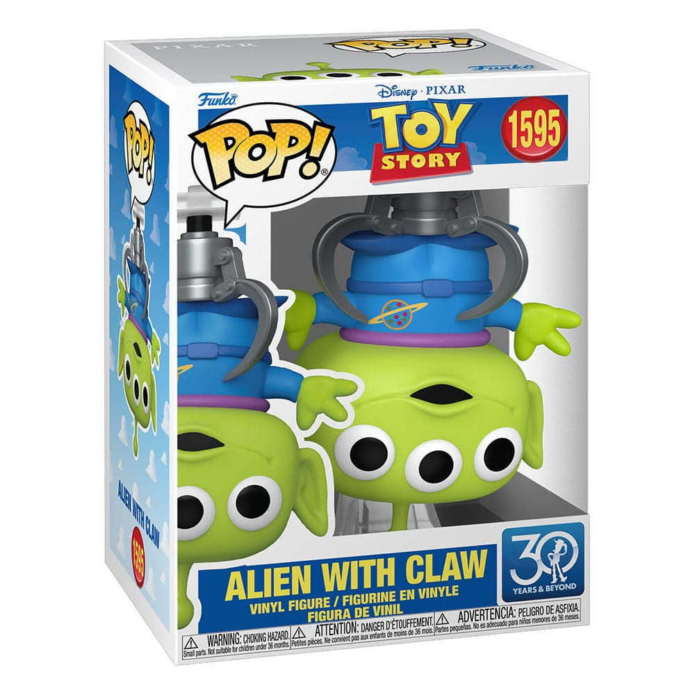 DISNEY PIXAR : TOY STORY - Alien With Claw (30th Anniversary) #1595 Funko Pop!