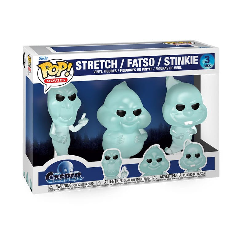 CASPER - Stretch, Fatso & Stinkie (30th Anniversary) 3-Pack Funko Pop!