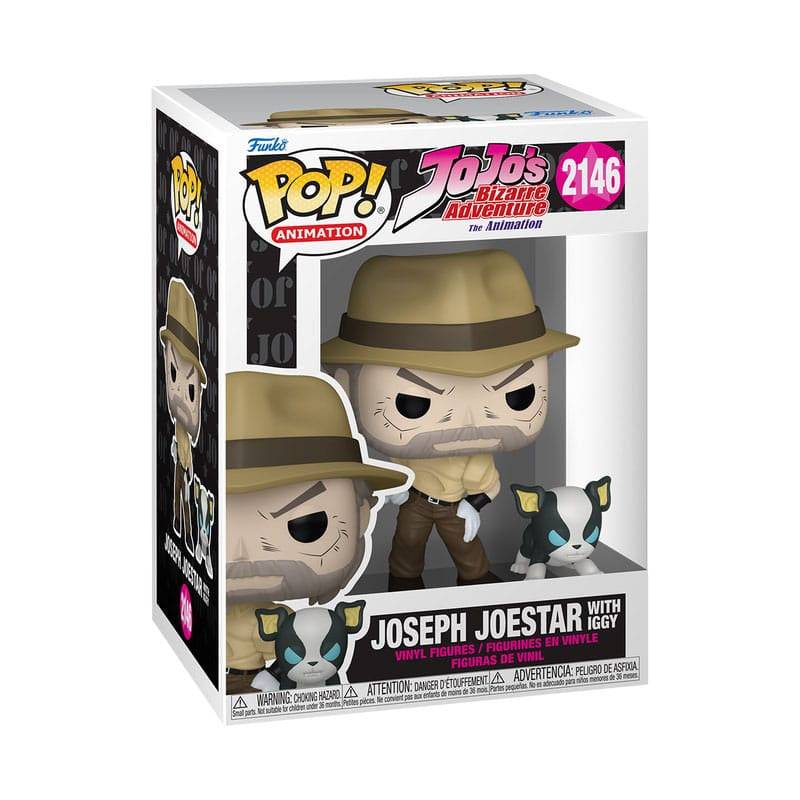 JOJO'S BIZARRE ADVENTURE - Joseph Joestar with Iggy #2146 Funko Pop!