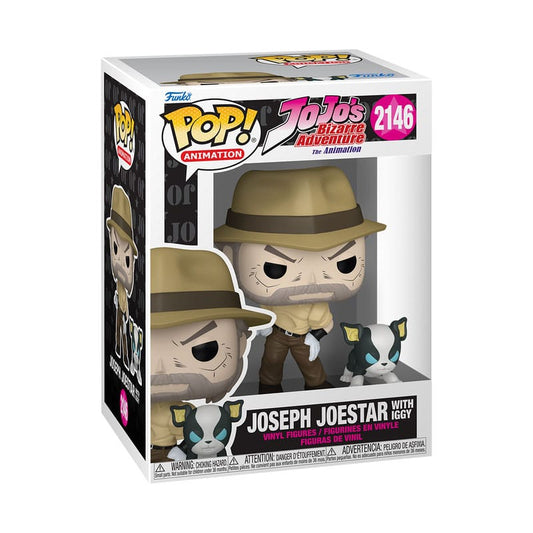 JOJO'S BIZARRE ADVENTURE - Joseph Joestar with Iggy #2146 Funko Pop!