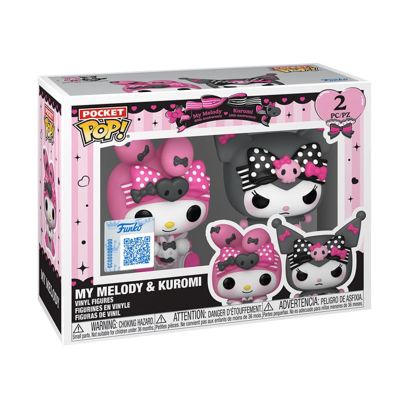 SANRIO - My Melody & Kuromi 2 Pack Funko Pocket Pop! Keychain