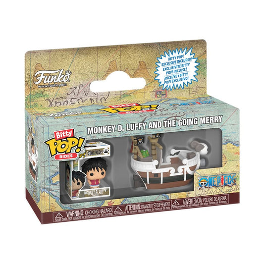 ONE PIECE - Monkey D. Luffy and the Going Merry Funko Bitty Pop! Rides