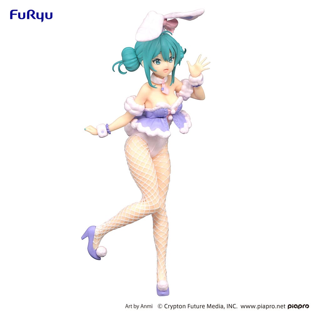 HATSUNE MIKU - Whit Rabbit Purple Ver. BiCute Bunnies Furyu Figure
