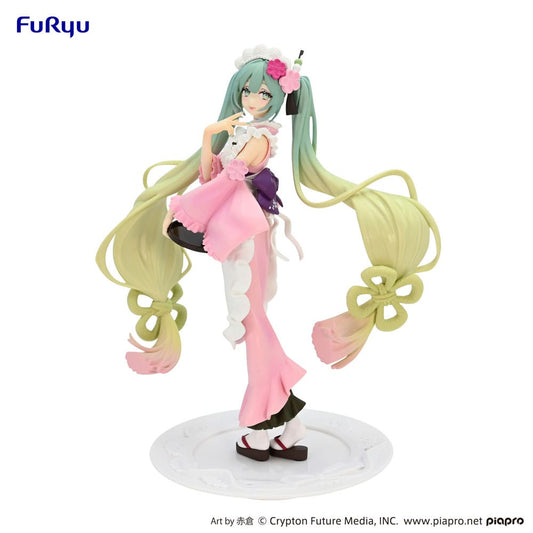 HATSUNE MIKU - Exceed Creative Matcha Green Tea Parfait Cherry Blossom Furyu Figure