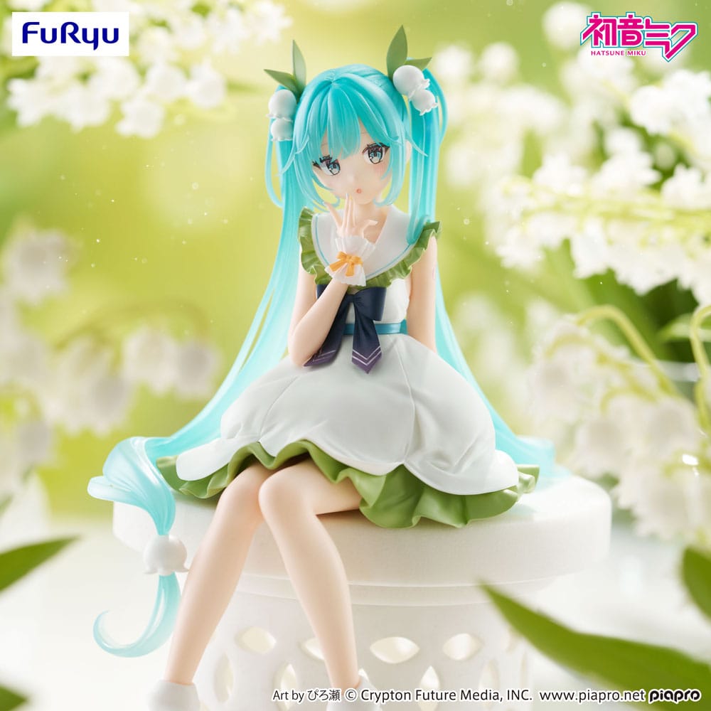 HATSUNE MIKE - Flower Fairy Lily of the Valley Furyu Noodle Stopper Figure