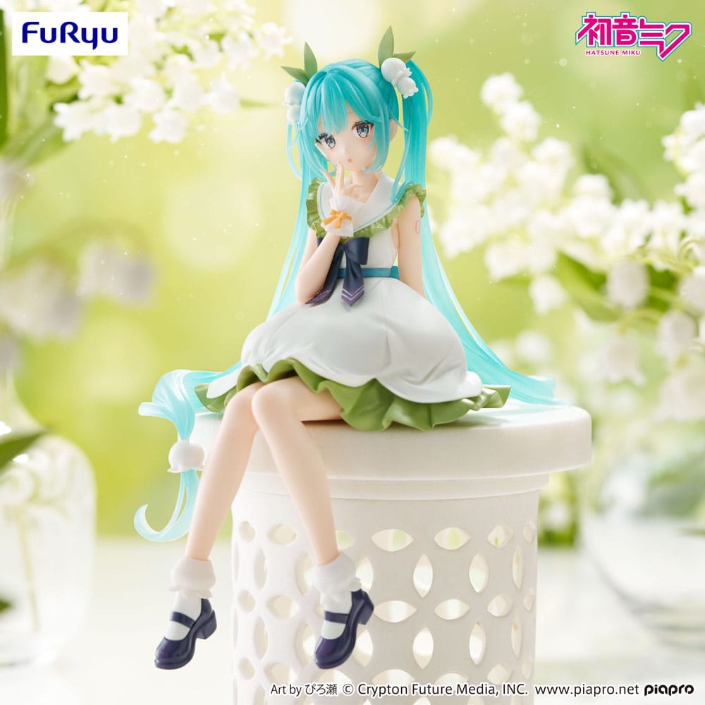 HATSUNE MIKE - Flower Fairy Lily of the Valley Furyu Noodle Stopper Figure