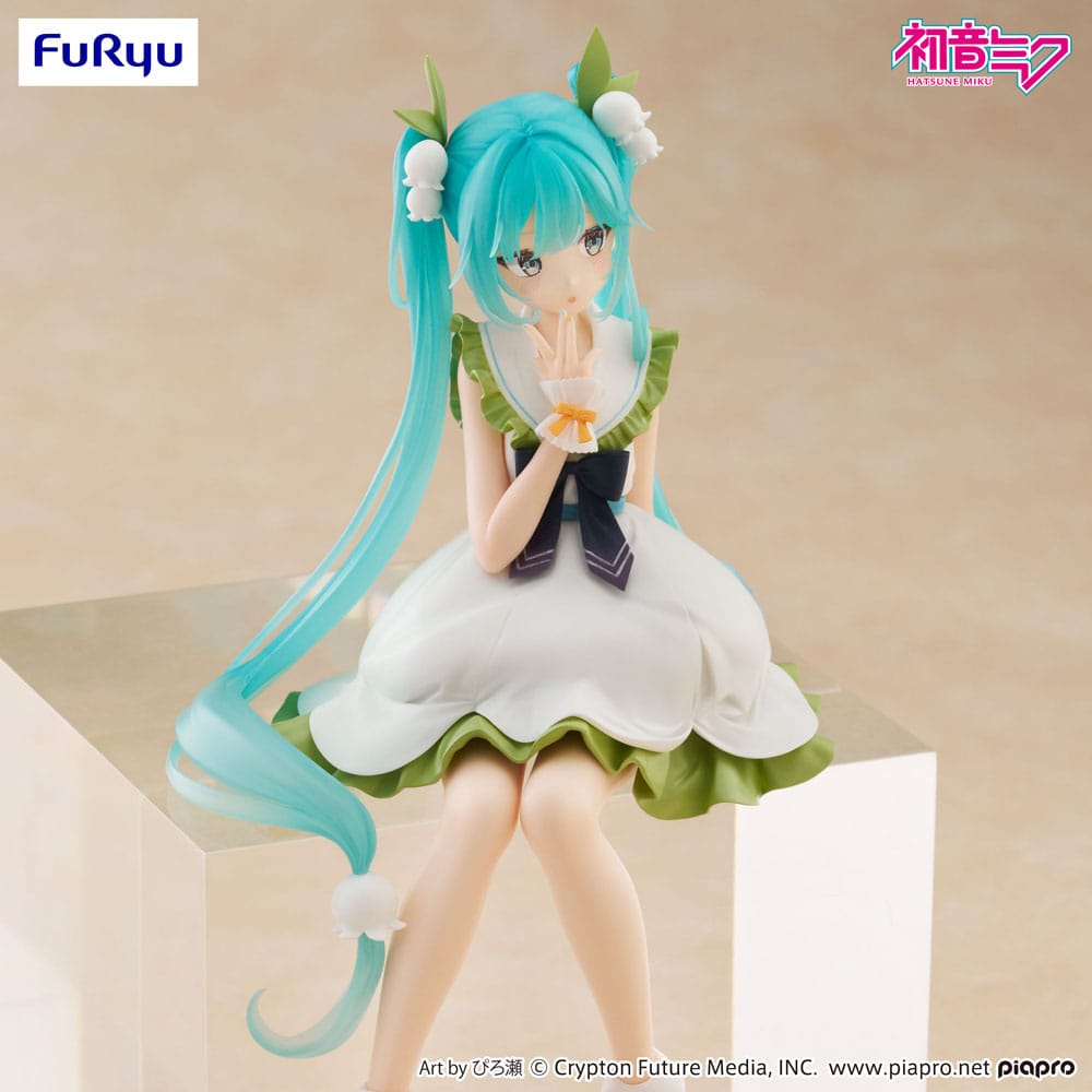 HATSUNE MIKE - Flower Fairy Lily of the Valley Furyu Noodle Stopper Figure