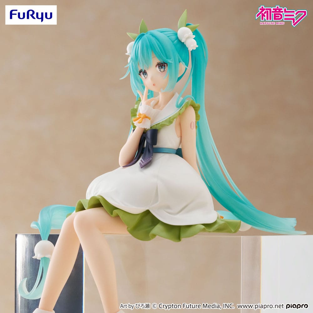 HATSUNE MIKE - Flower Fairy Lily of the Valley Furyu Noodle Stopper Figure