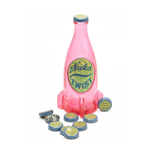 FALLOUT - Nuka Twist Glass Bottle & Bottle Caps Replica