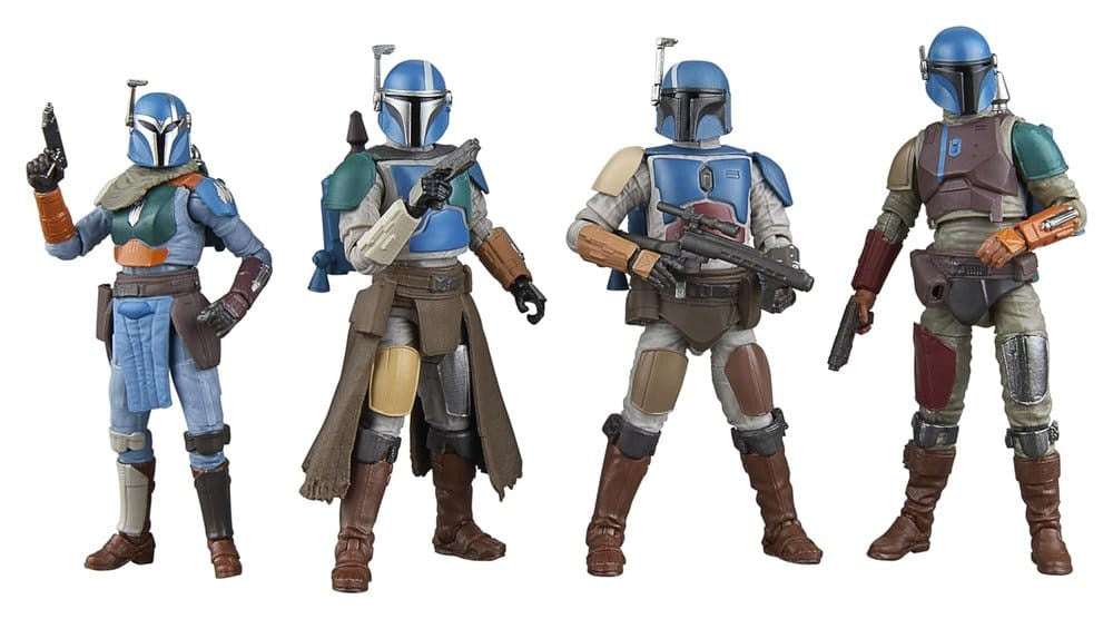 STAR WARS : MANDALORIAN - Mandalorian Shriek-Hawk Vintage Collection Hasbro Kenner 4 Pack Figures Set