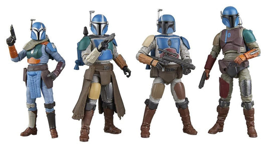 STAR WARS : MANDALORIAN - Mandalorian Shriek-Hawk Vintage Collection Hasbro Kenner 4 Pack Figures Set