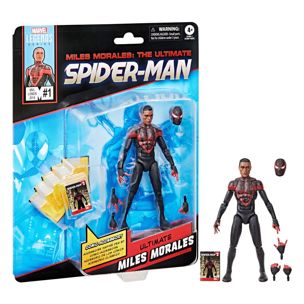 MARVEL : SPIDER-MAN - Miles Morales: Ultimate Spider-Man #1 (2014) Mini Comic Figure