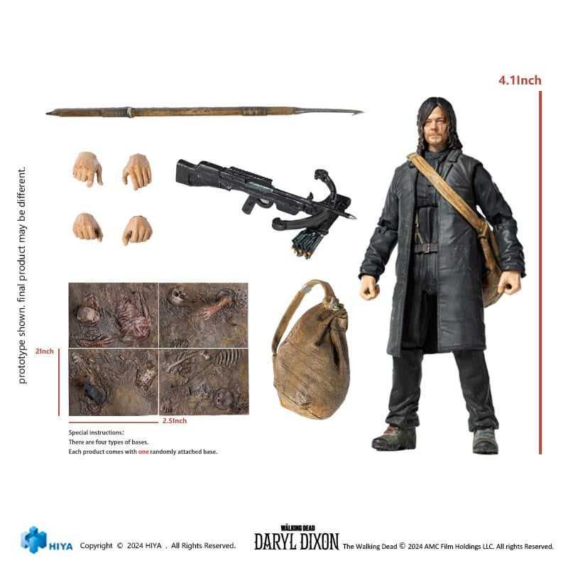 WALKLING DEAD - Daryl Dixon Exquisite 1/18 Mini Action Figure