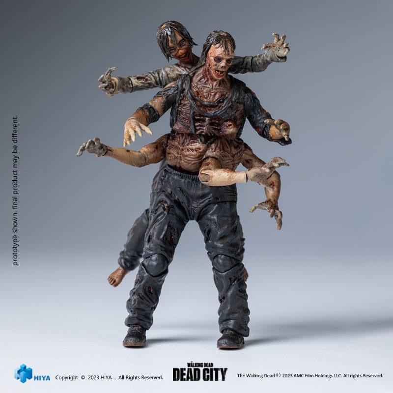 WALKING DEAD : DEAD CITY - Walker King Exquisite Mini Action Figure