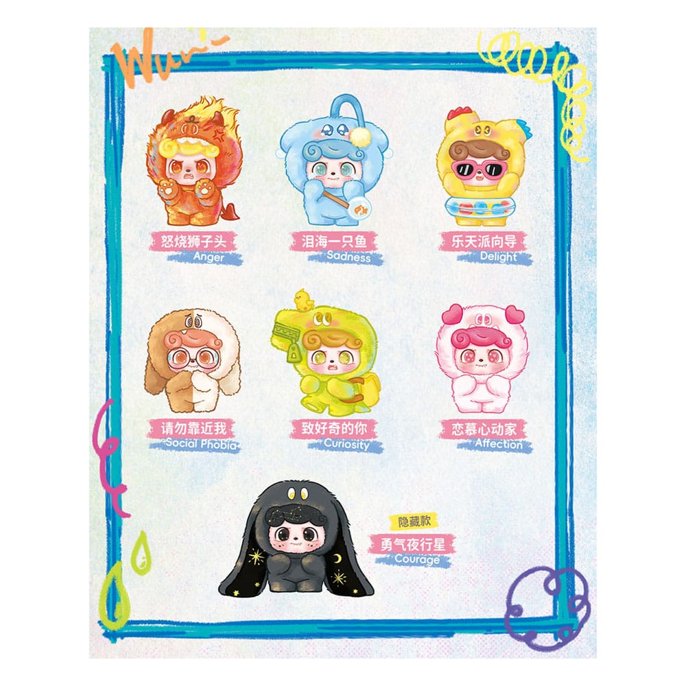 EMOTIONAL HAIRY MONSTERS - Blind Box Figure (1)