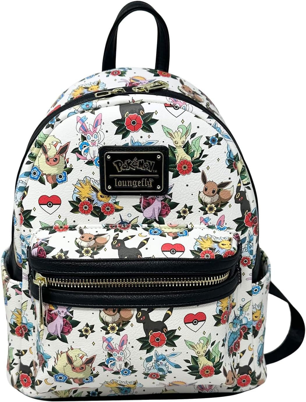 LOUNGEFLY : POKEMON - Retro Eevee AOP Mini Backpack