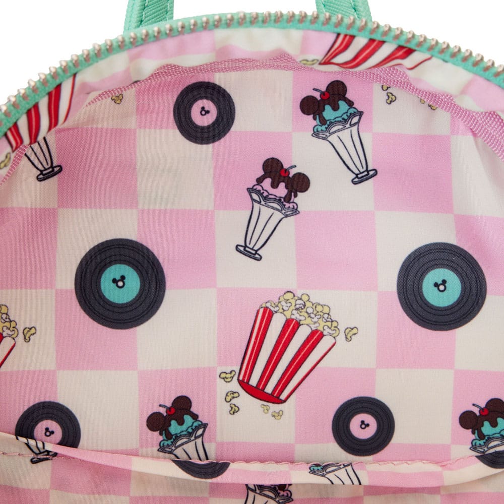 LOUNGEFLY : DISNEY - Mickey & Minnie Date Night Drive -In Mini Backpack