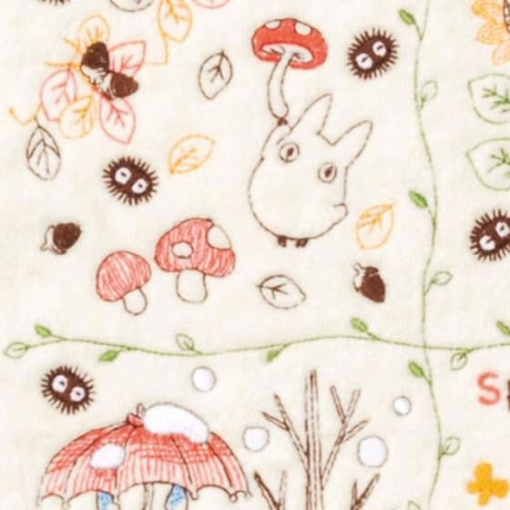 STUDIO GHIBLI : MY NEIGHBOR TOTORO - Wreath of Nuts Mini Towel