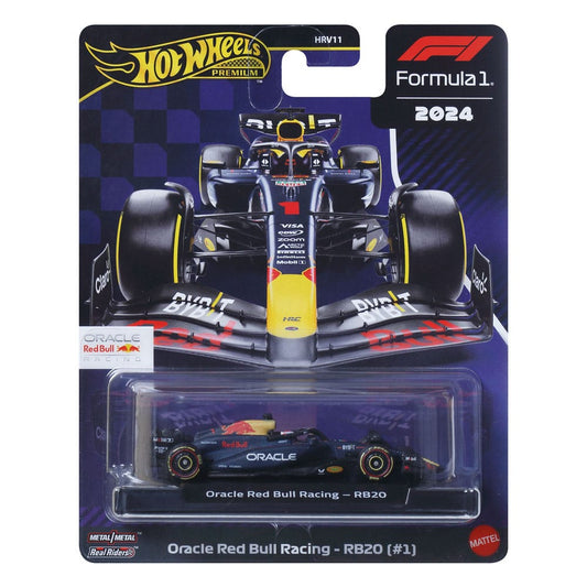 HOT WHEELS : FORMULA 1 - Oracle Red Bull Racing - RB20 #1 Max Verstappen 2024 Hot Wheels Premium Car