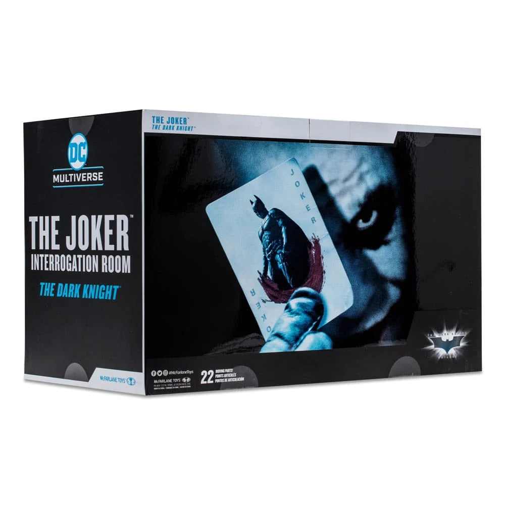 DC : MULTIVERSE - Joker Jail Cell Variant The Dark Knight Gold Label Mcfarlane Figure