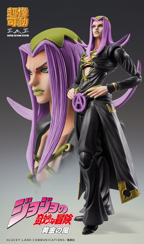 JOJO'S BIZARRE ADVENTURE - Leone Abbacchio Black Ver. Super Action Figure