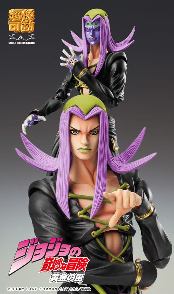 JOJO'S BIZARRE ADVENTURE - Leone Abbacchio Black Ver. Super Action Figure