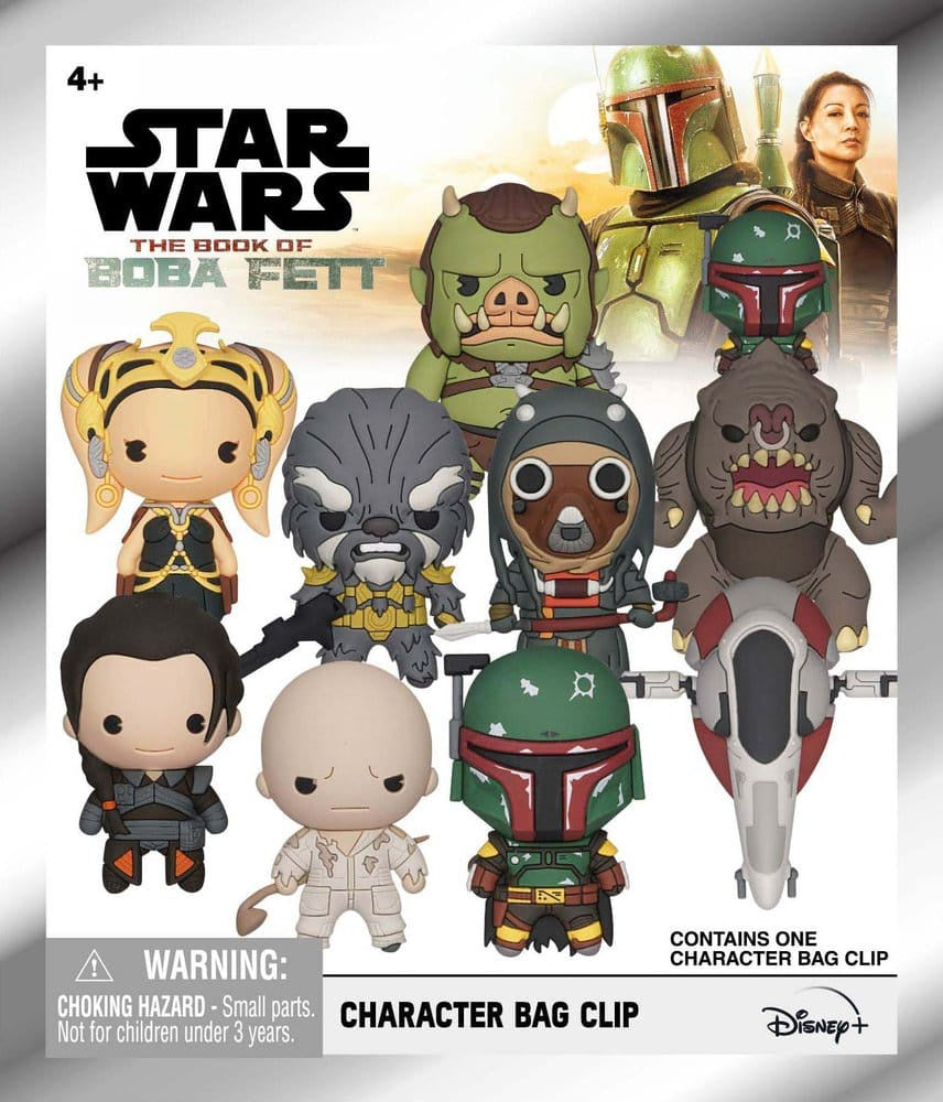 STAR WARS : BOOK OF BOBA FETT - Series 1 Blind Bag Keyring / Bag Clip