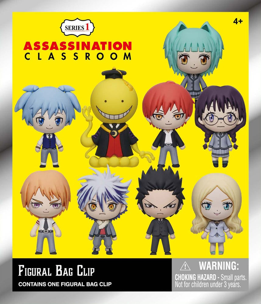 ASSASSINATION CLASSROOM - Series 1 Character Mystery Blind Bag Keyring / Bag Clip