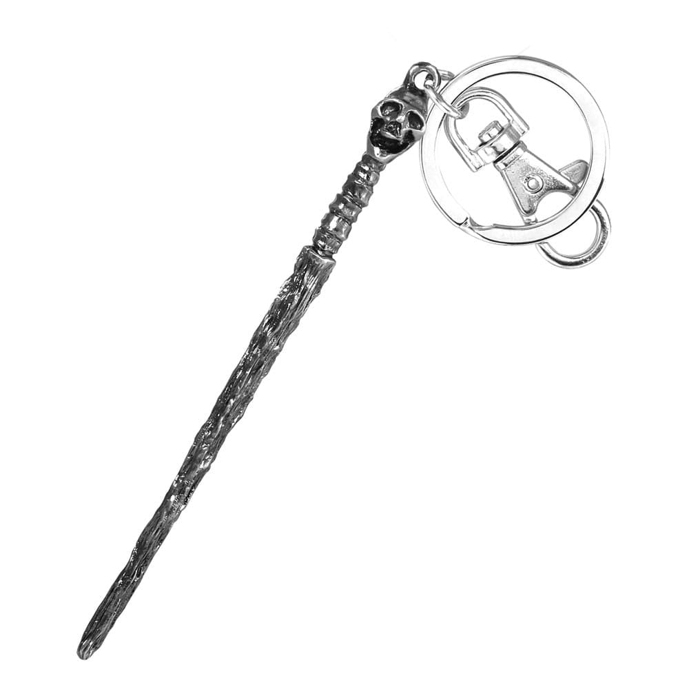 HARRY POTTER - Death Eater Wand Keyring / Bag Clip