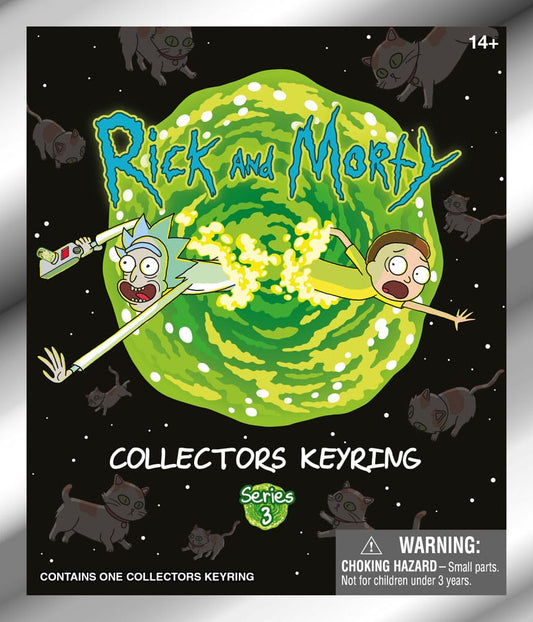 RICK AND MORTY - Series 3 Blind Bag Keyring / Bag Clip
