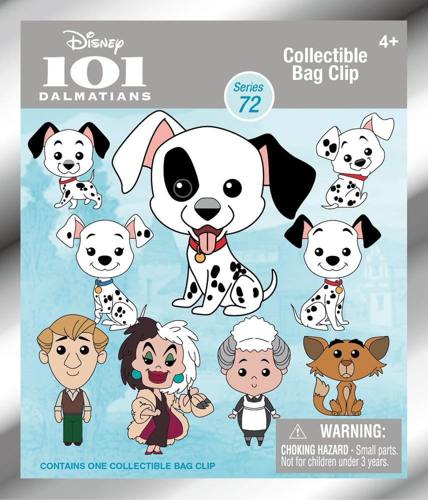 DISNEY : 101 DALMATIONS - Series 72 Mystery Blind Bag Keyring / Bag Clip