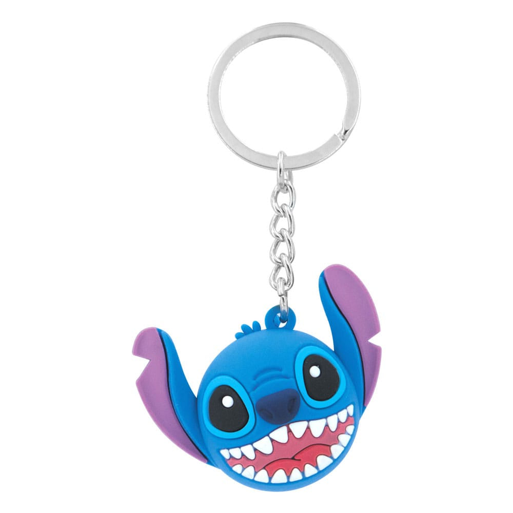 DISNEY : LILO & STITCH - Stitch Emoji Icon Keyring